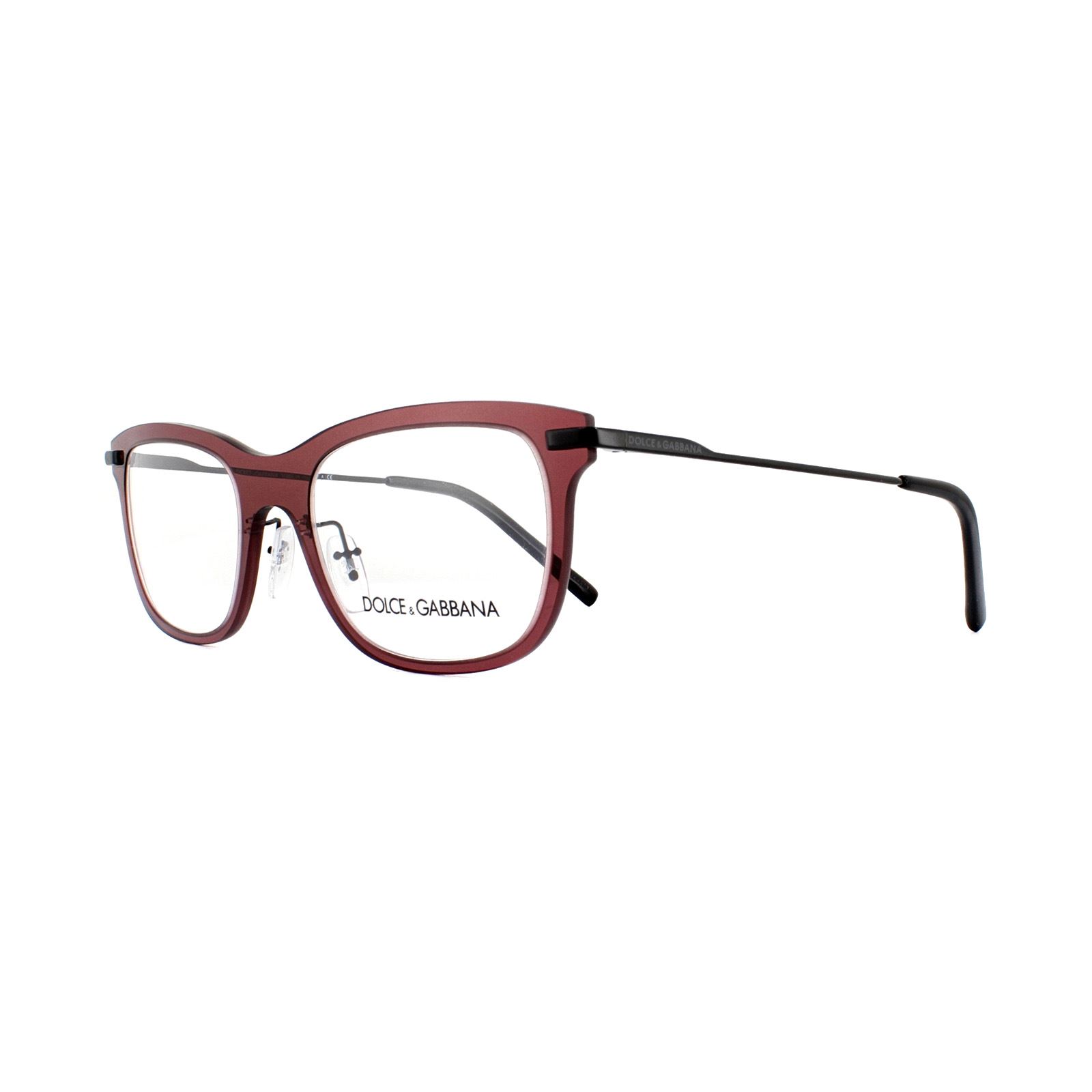 Dolce & Gabbana Brillenfassungen DG 1293 01 Bordeaux 51mm Herren Image