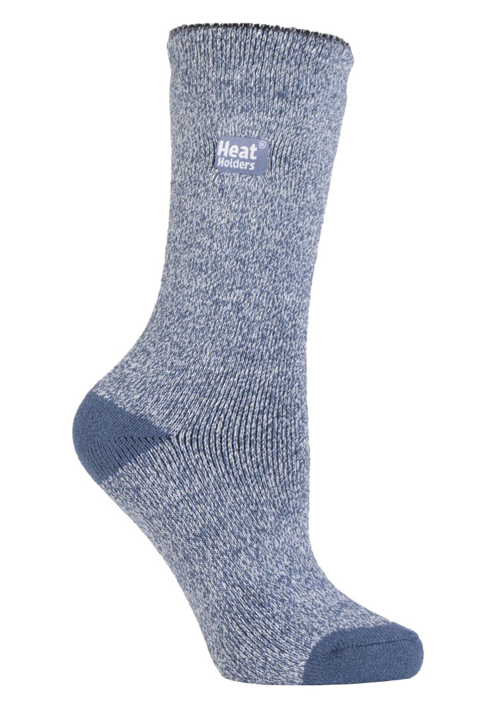 Heat Holders Lite - 3 Paar Frauen Thermosocken für den Winter | Dünne & warme Socken für elegante Socken - Denim