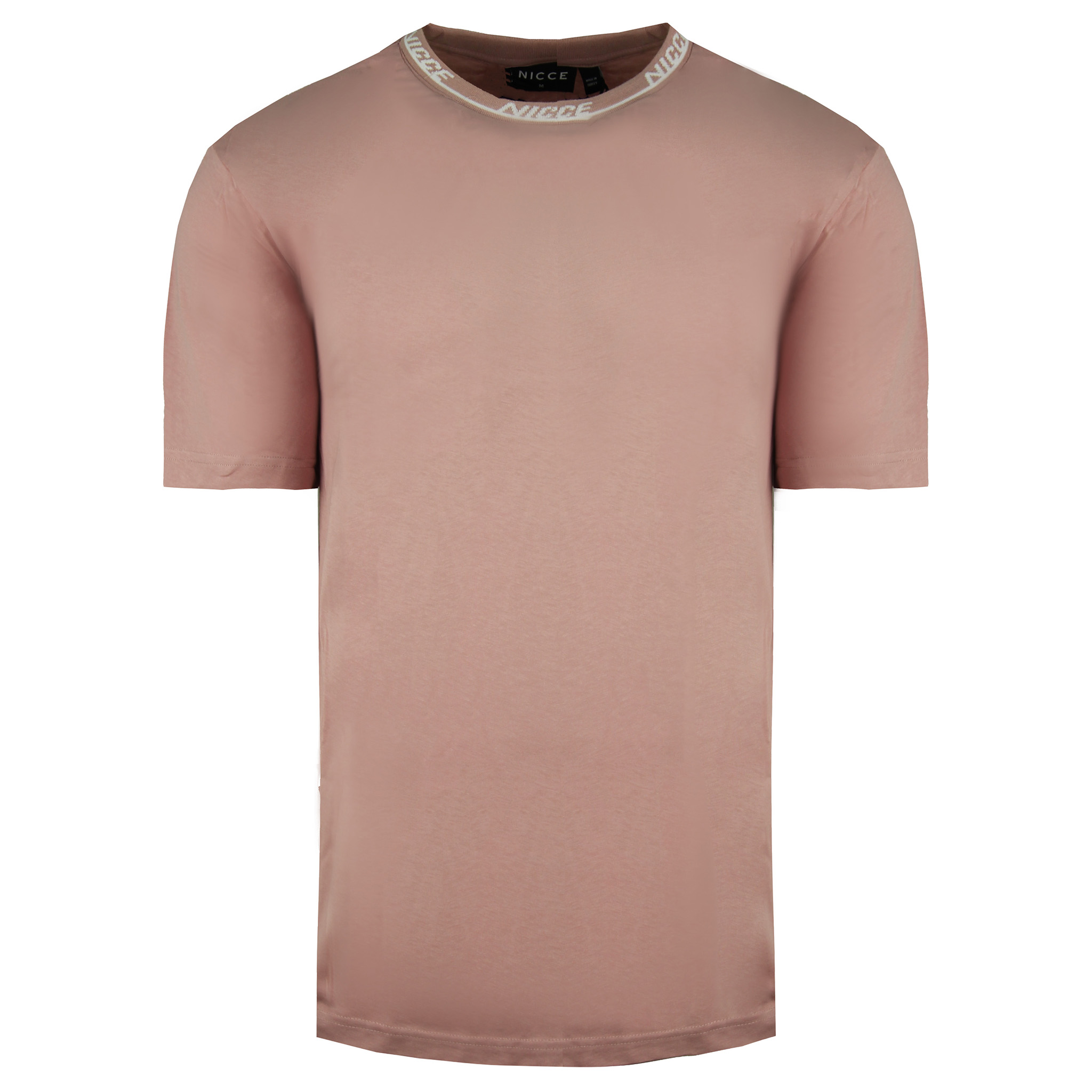 Nicce Crew Neck Kurzarm rosa Herren Eto Plain T-Shirt 211 1 09 08 0339 Image