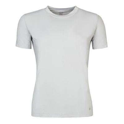 Damen Thermo-T-Shirt für den Winter | Wärmespeicher | Warmes Kurzarm-T-Shirt | Fleece gefüttertes Baselayer-Top - Grau Image