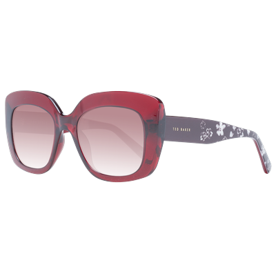 Ted Baker Cat Eye Womens Crystal dunkelrot braun rot Gradient TB1675 Hattie