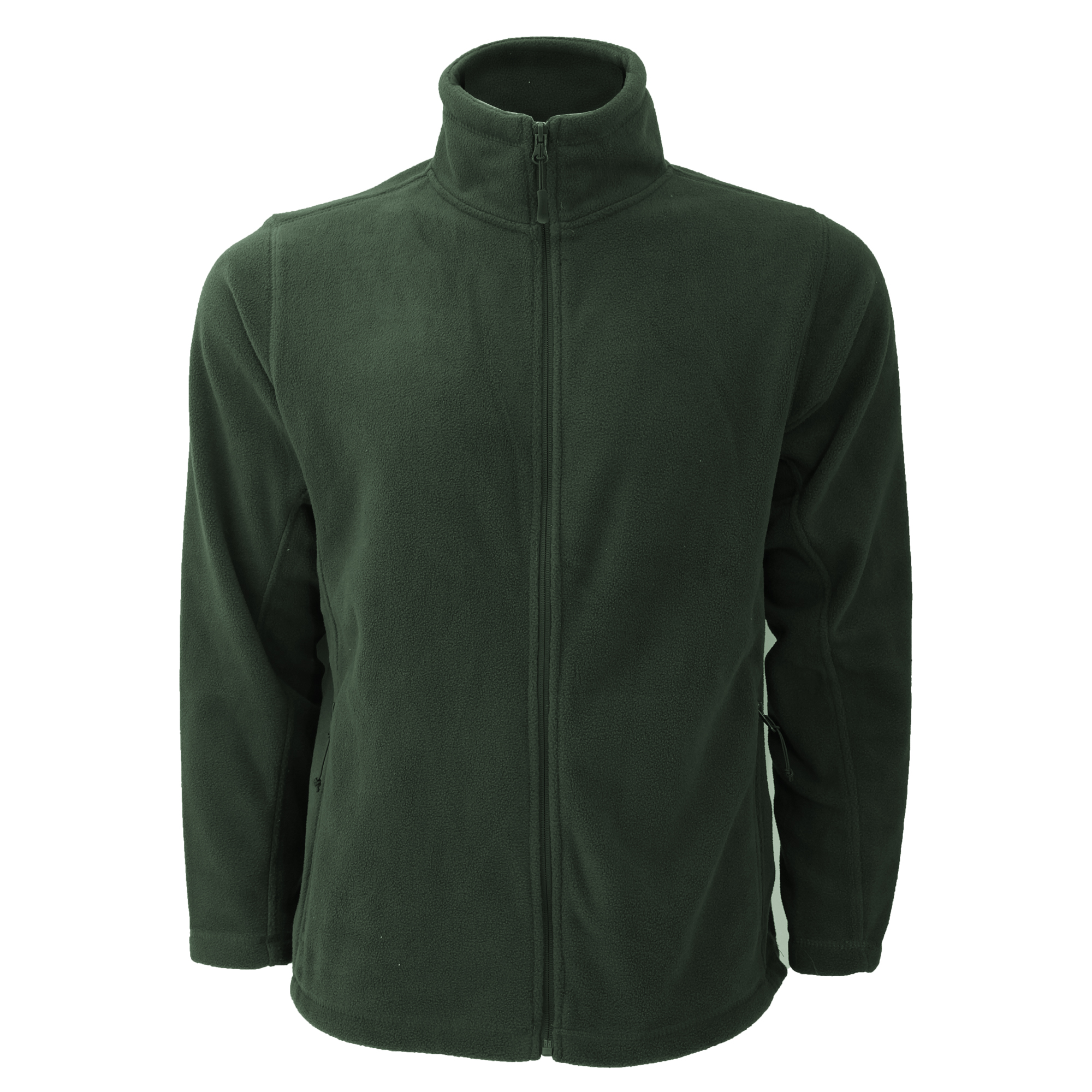 Russell Mens Full Zip Outdoor Fleece Jacke (Flaschengrün) Image