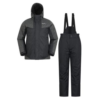 Mountain Warehouse Herren Skijacke & Hose (Schwarz) Image