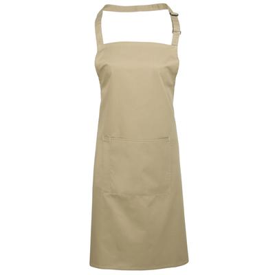 Premier Ladies/Womens Colours Bip Schürze mit Tasche (2er-Pack) (Khaki) Image