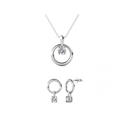 Octavia Set - Silber und Kristall Image
