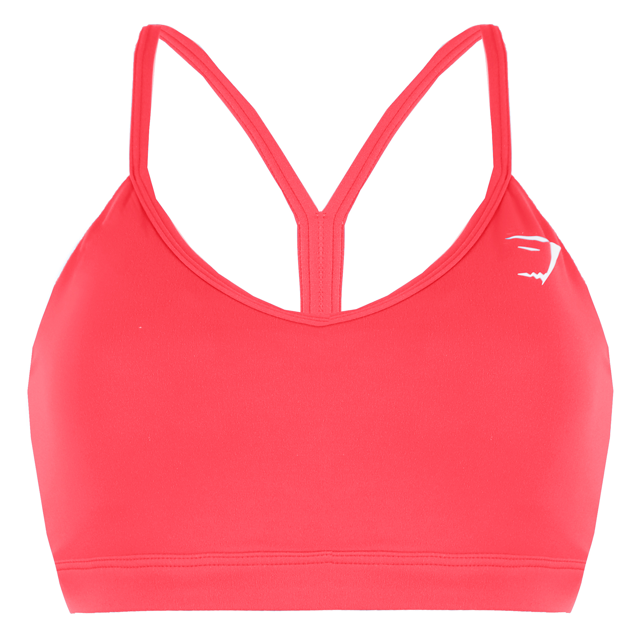 Gymshark Logo Womens Himbeer Red Sports BH Image