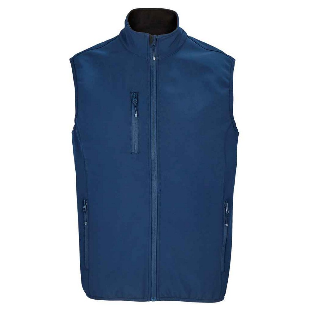 SOLS Herren Falcon Softshell Recycled Body Warmer (Abyss Blue) Image