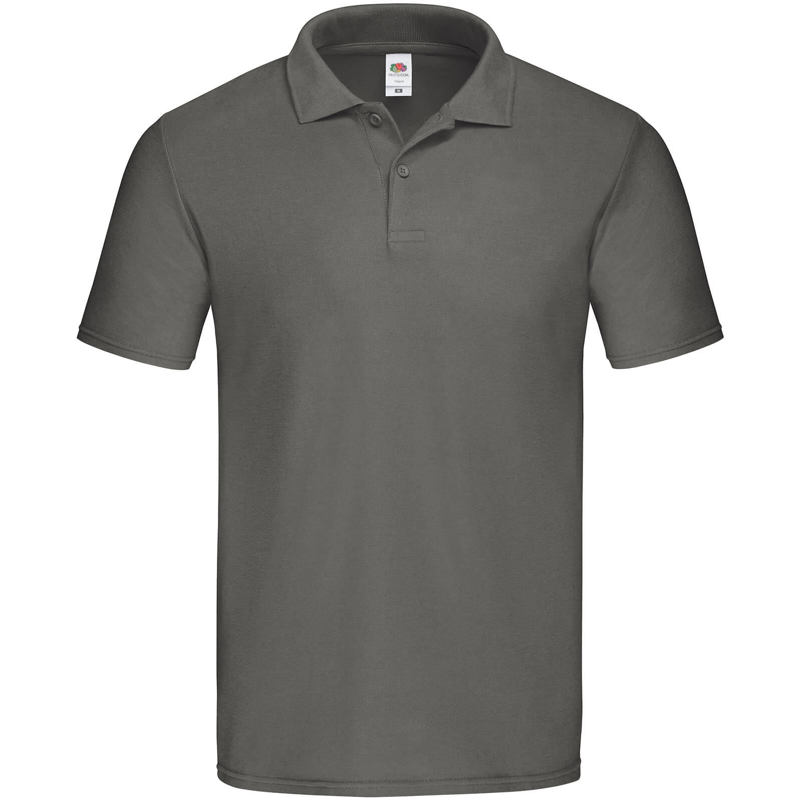 Fruit Of The Loom Herren Original Polo Shirt (Light Graphite) Image