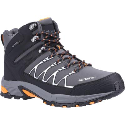 Cotswold Herren Abbeydale Mid Wanderstiefel (Grau/Orange) Image
