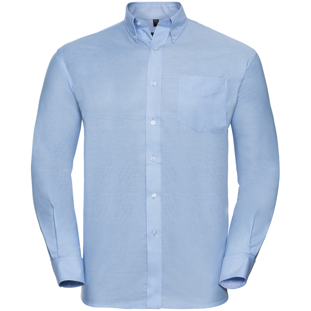Russell Collection - Langärmelige Bluse - Damen (Hellblau) Image