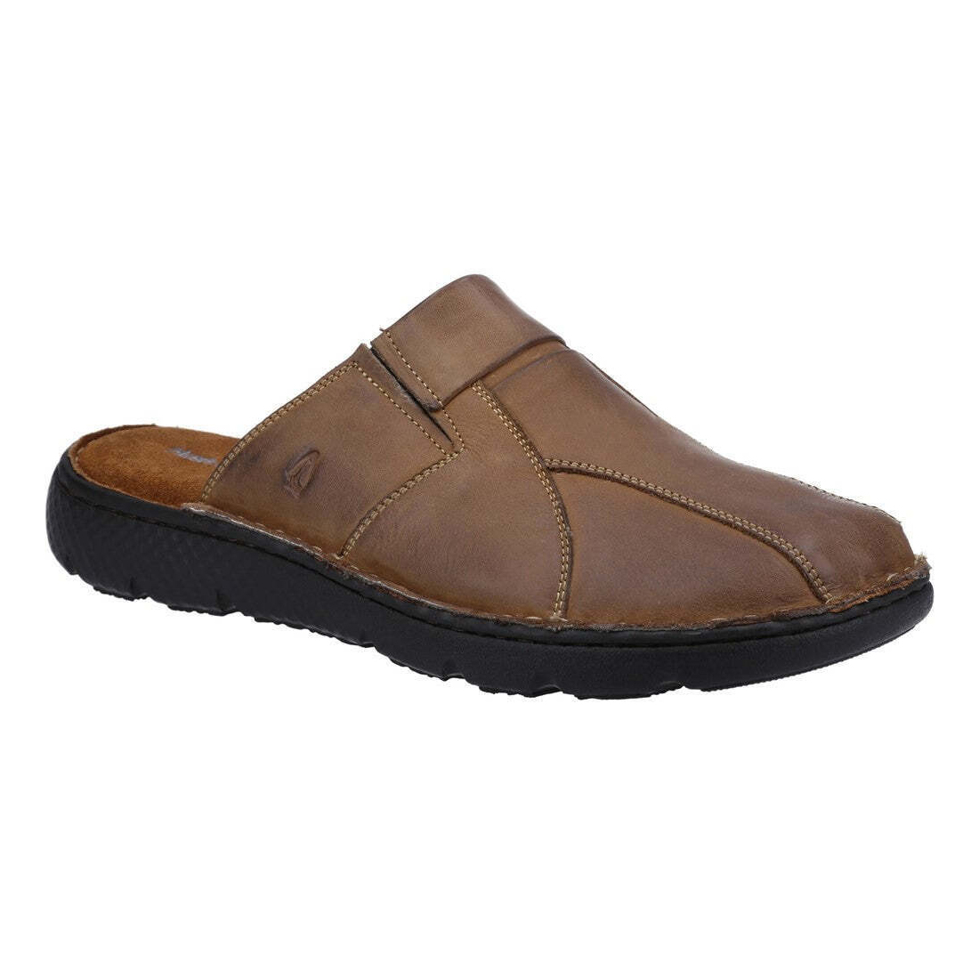 Hush Puppies Herren Carson Leder Pantoletten (Braun)