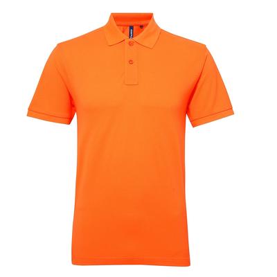 Asquith & Fox Damen/Damen Kurzarm-Poloshirt aus Performance-Mischung (Neon Orange) Image