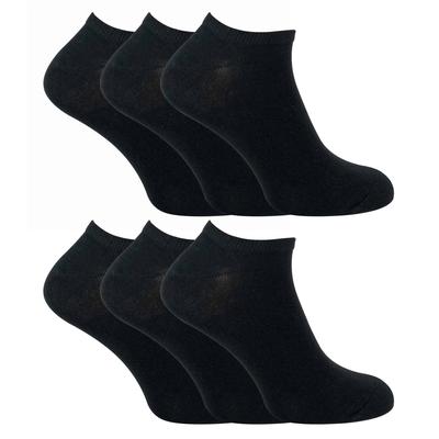 SOCK SNOB - 6er Pack Herren Baumwolle Low Cut Quarter Gym / Trainer Socken Image