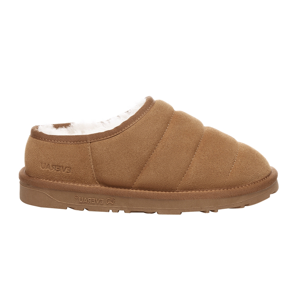 EVER AU Frauen Jaeger Low Ankle Slippers - Kastanie Image