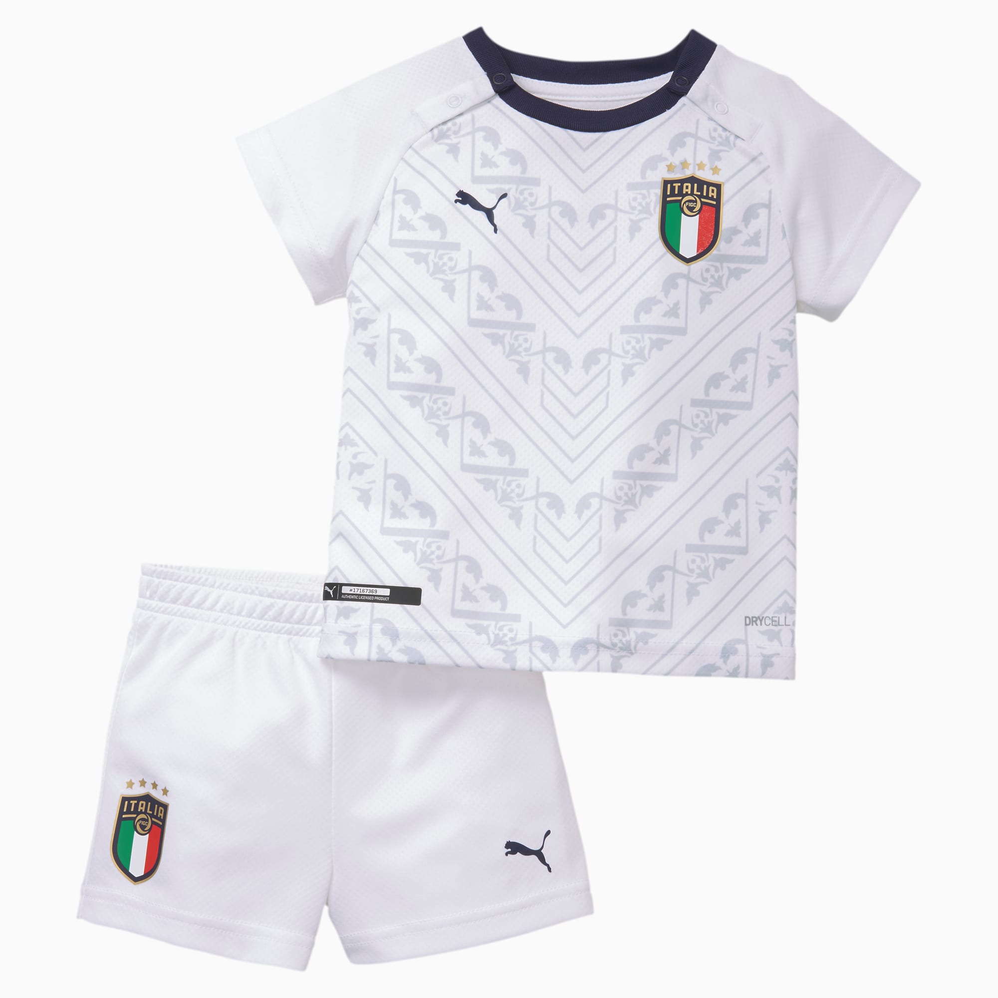 Puma Italia Away Säuglinge Babys Fußball Trikot Minikit 756985 08