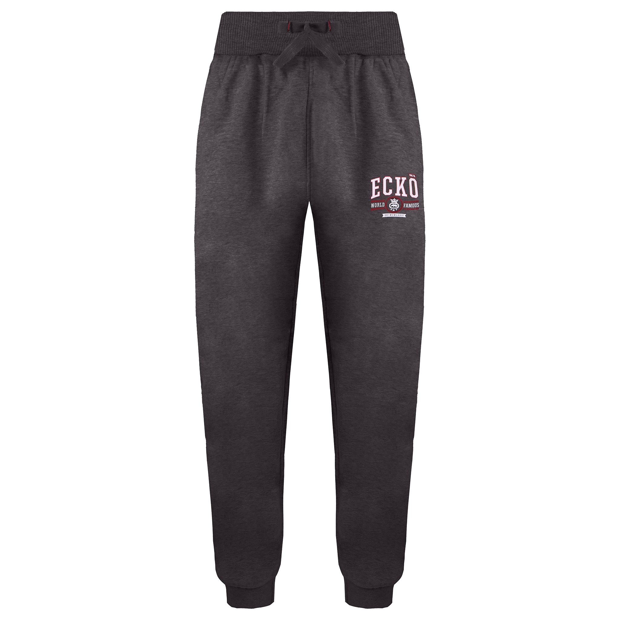Ecko unltd. Ladegerät Herren Holzkohle -Marl -Trackhosen Image