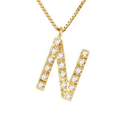 DIADEMA - Halskette mit Diamanten - N - Gelbgold Image