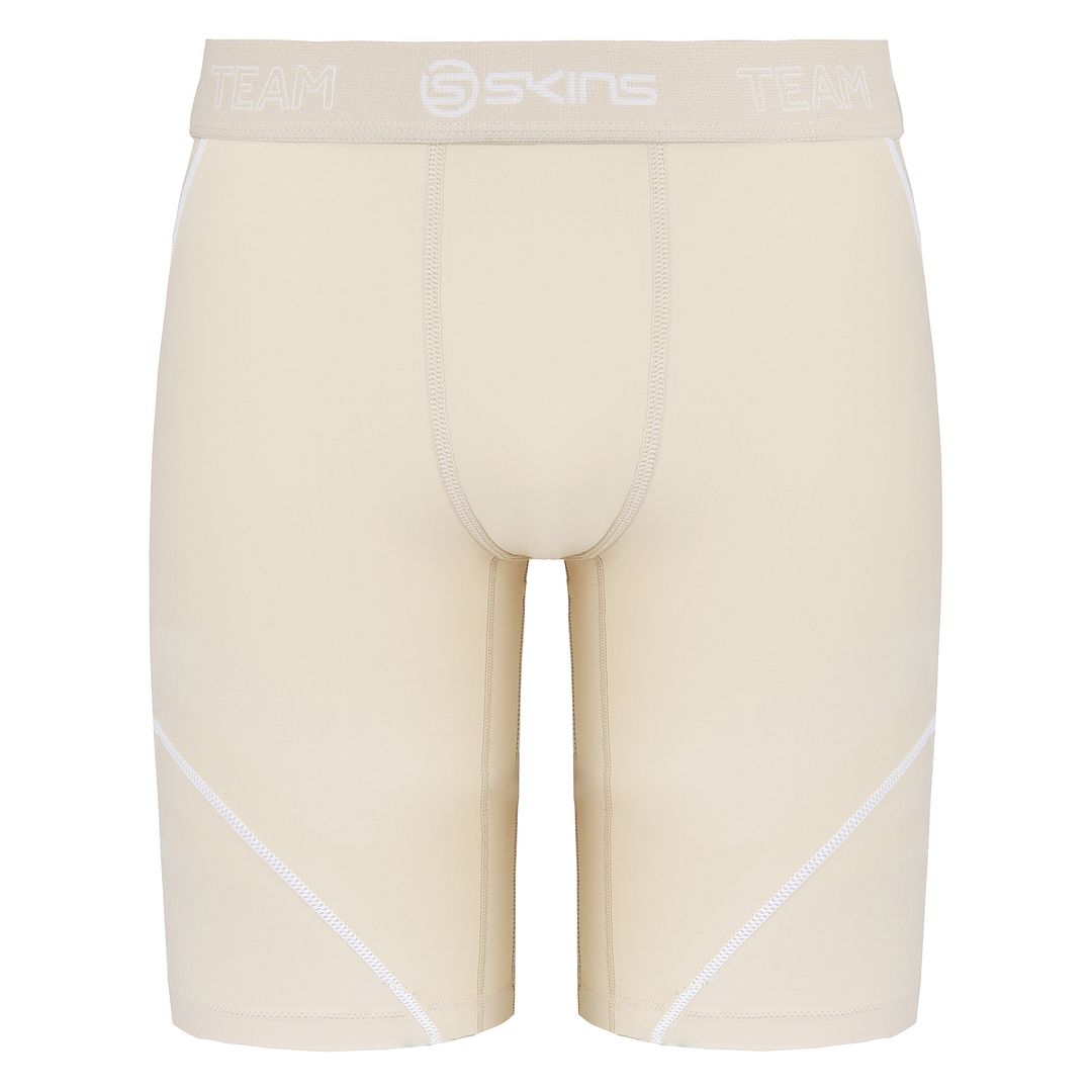 Skins Dnamic Herren beige neutrale Kompression Hälfte Strumpfhose Shorts DB00010029002 Image