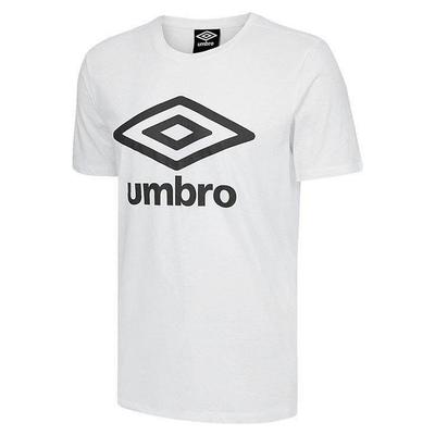 Umbro großes Logo-Herren weißes T-Shirt