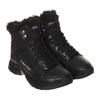 Candal High-Top-Sneaker aus Leder und Textil B4N12174 Frau