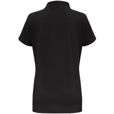 Asquith & Fox Damen/Damen Kurzarm-Poloshirt mit Kontrast (Schwarz/Orange) Image