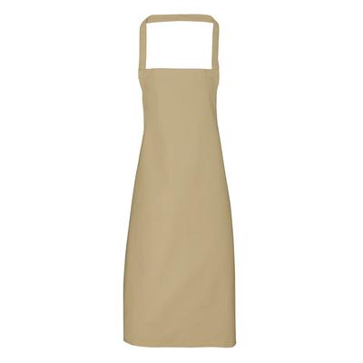 Premier Ladies/Womens Slim Apron (ohne Tasche) (2er-Pack) (Khaki) Image