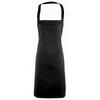 Premier Ladies/Womens Essential Bib Apron / Catering (2er-Pack) (Schwarz)