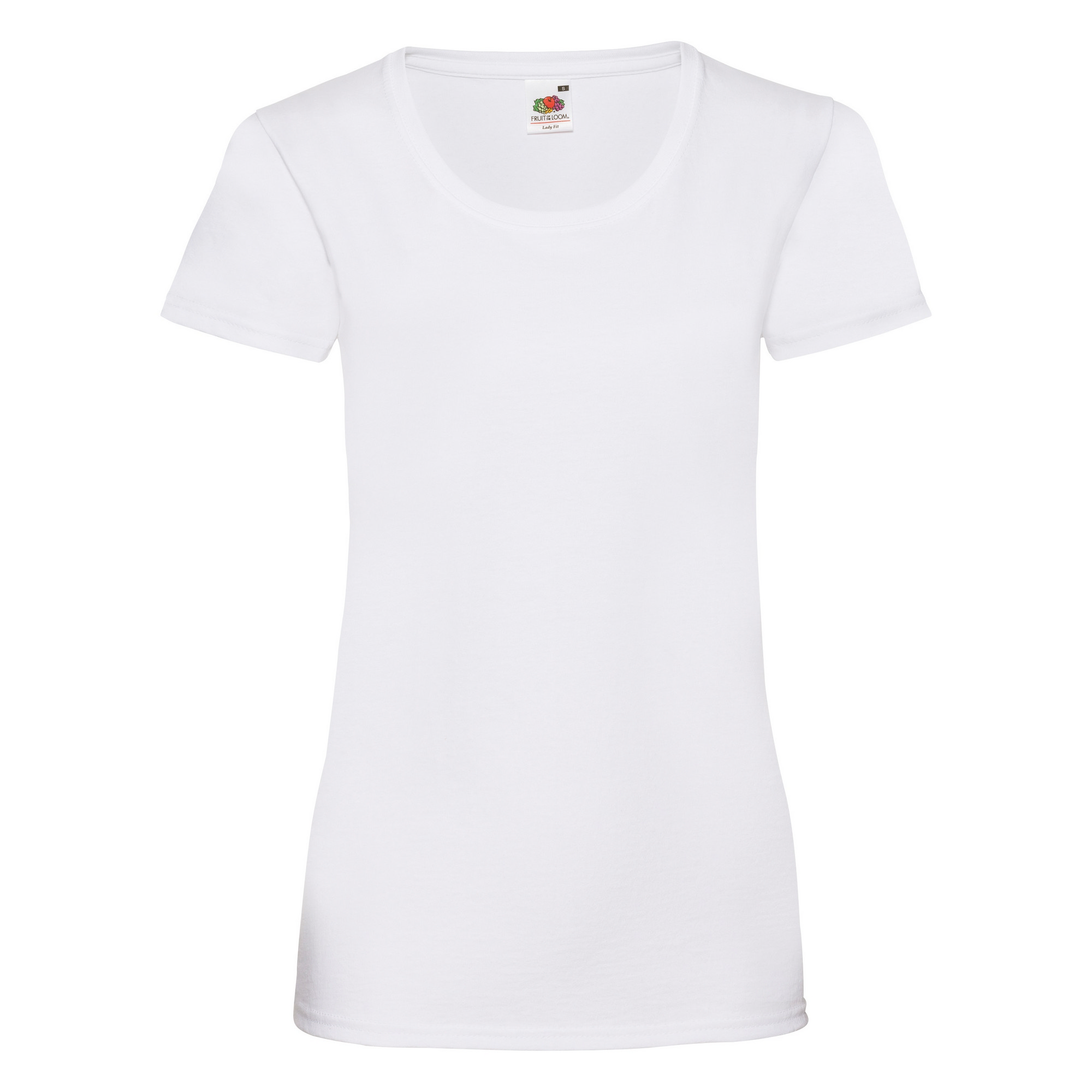 Fruit Of The Loom - Kurzarm T-Shirts - Damen (Weiß) Image