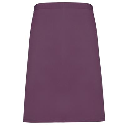 Premier Ladies/Womens Mid-Length Apron (2er-Pack) (Aubergine)