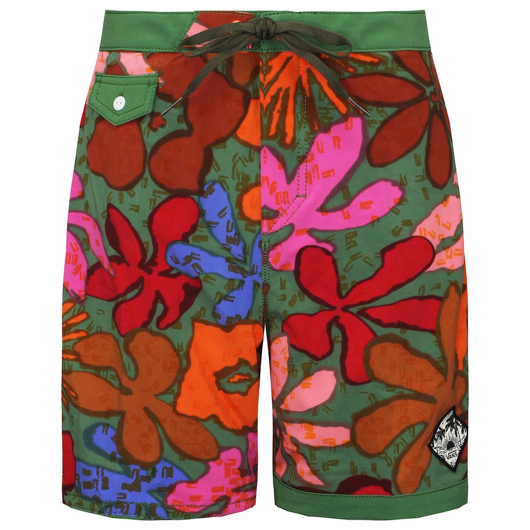 Transporter aus der wandgedruckten Herrenbrettshorts Image