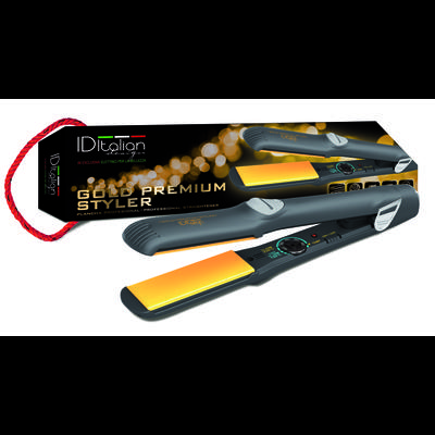 GLÄTTEISEN MIT KERAMIK-PLATTEN GOLD PREMIUM STYLER 65 W