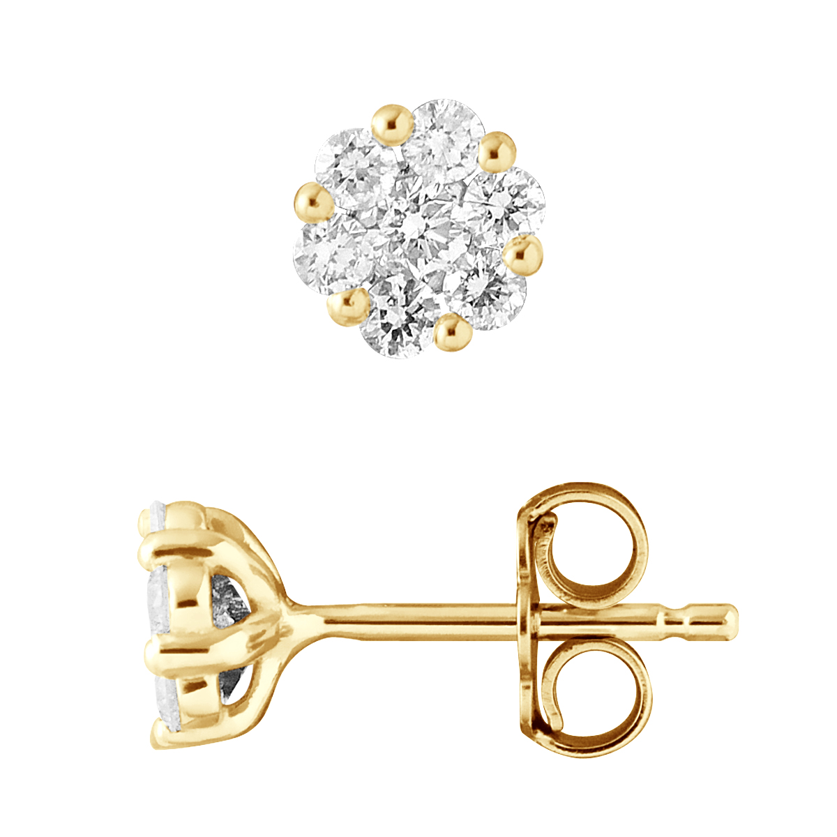 DIADEMA - Ohrringe - Prestige Jewelery - Diamanten - Gelbgold