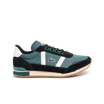 Lacoste Partner Retro 319 1 SMA Mens Green/Black Trainer Image