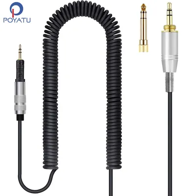 Spring Spiral Coiled Cable for Sennheiser HD569 HD579 HD559 HD 599 HD599 Headphones Cables Upgrade