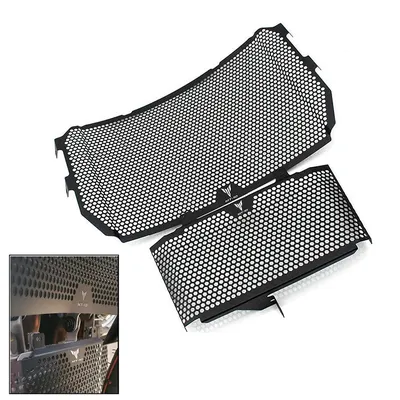 For Yamaha MT-10 MT10 MT 10 FZ10 FZ 10 FZ-10 2016-2023 Motorcycle Radiator Grille Guard Oil Cooler Cooling Cover Protection