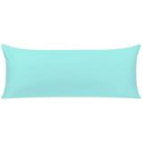 REGALWOVEN Body Pillow Cover Cotton Body Pillowcase for Adult Cyan 20 x 54