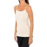 Intimidea Womens Virginia Thin Tank Top 210014 - Beige Polyamide - Size L/XL | Intimidea Sale | Discount Designer Brands