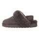 EVER AU Womens Women Pelican Removable Strap Slingback Slippers - Chocolate Suede - Size UK 3 | EVER AU Sale | Discount Designer Brands