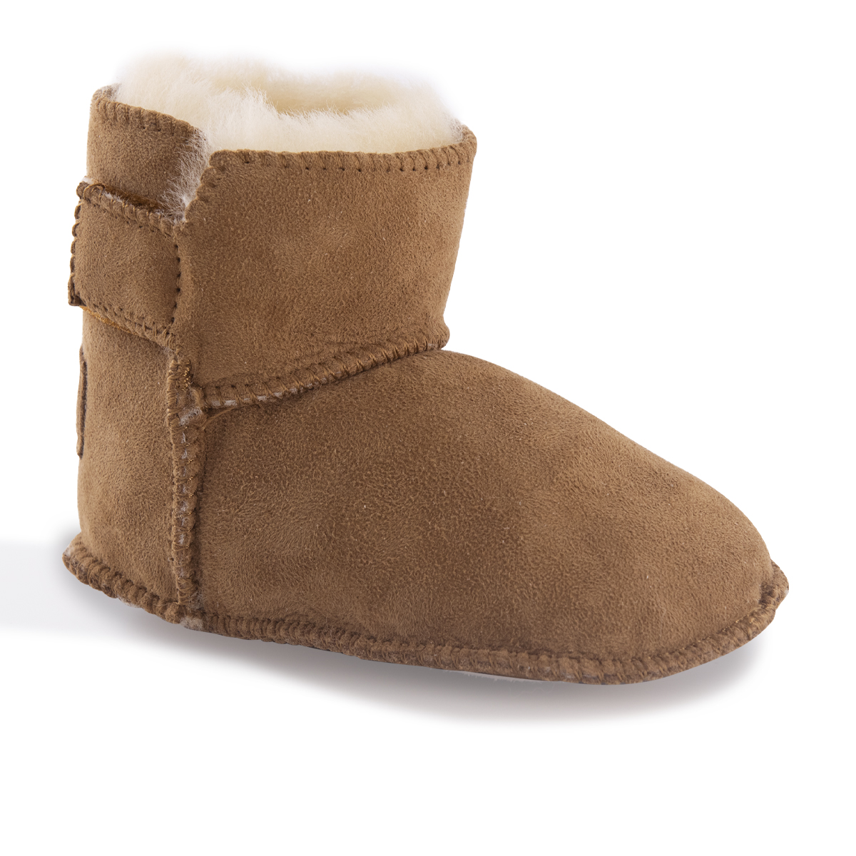 Aus Wooli Womens Australia Baby's Sheepskin Koala Booties - Tan Leather - Size Medium | Aus Wooli Sale | Discount Designer Brands