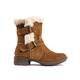 Hush Puppies Womens Tracie Boots - Tan Suede - Size UK 7 | Hush Puppies Sale | Discount Designer Brands