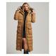 Superdry Womens Microfibre Expedition Longline Parka Coat - Brown Cotton - Size 8 UK | Superdry Sale | Discount Designer Brands