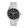 Fossil Defender Mens Silver Watch FS5976 Stainless Steel (archived) - One Size | Fossil Sale | Discount Designer Brands