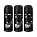 Lynx Mens Body Spray Black 48-H High Definition Fragrance Deo for Men, 3x150ml - One Size | Lynx Sale | Discount Designer Brands