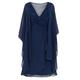 Gina Bacconi Womens Farrah Chiffon Dress With Lace Bodice - Navy - Size 12 UK | Gina Bacconi Sale | Discount Designer Brands