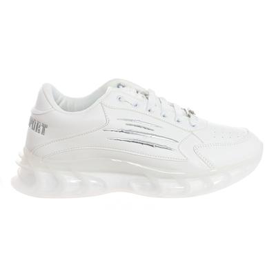 Plein Sport Mens Sports Shoes SIPS1510 - White Leather - Size EU 40 | Plein Sport Sale | Discount Designer Brands