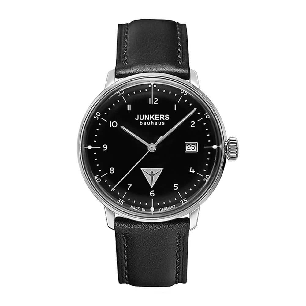 Junkers Original Mens 6046-2 Serie Bauhaus - Black Stainless Steel - One Size | Junkers Original Sale | Discount Designer Brands