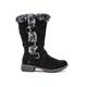Hush Puppies Womens Saluki Boots - Black Suede - Size UK 7 | Hush Puppies Sale | Discount Designer Brands