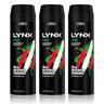 Lynx Mens XL Africa Body Spray 48H Fresh Mandarin & Sandalwood Scent Deo, 3x200ml - NA - One Size | Lynx Sale | Discount Designer Brands