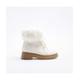 River Island Girls Hiker Boots Cream Faux Fur Trim Pu - Size UK 4 | River Island Sale | Discount Designer Brands