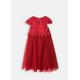 Angel & Rocket Girls Lucy Lace Bodice Dress - Red Cotton - Size 10Y | Angel & Rocket Sale | Discount Designer Brands
